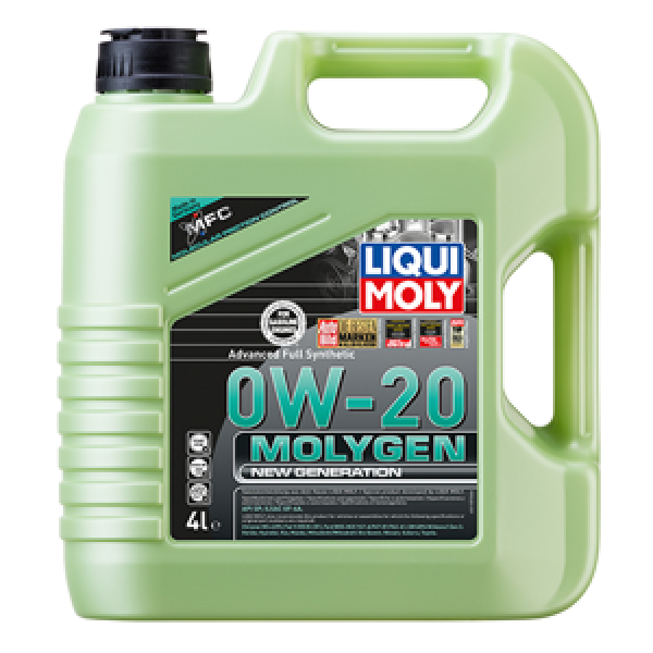 LIQUI MOLY - Molygen New Generation (Fully Synthetic + MFC) 0W-20 - 4L