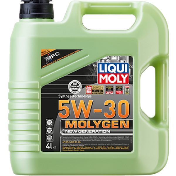 LIQUI MOLY - Molygen New Generation 5W-30 (Fully Synthetic + MFC) - 4L