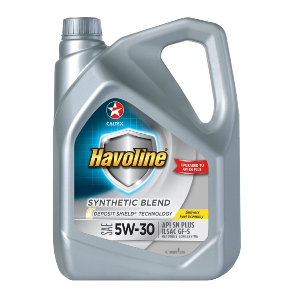 CALTEX HAVOLINE 5W-30 SEMI SYNTHETIC 4L