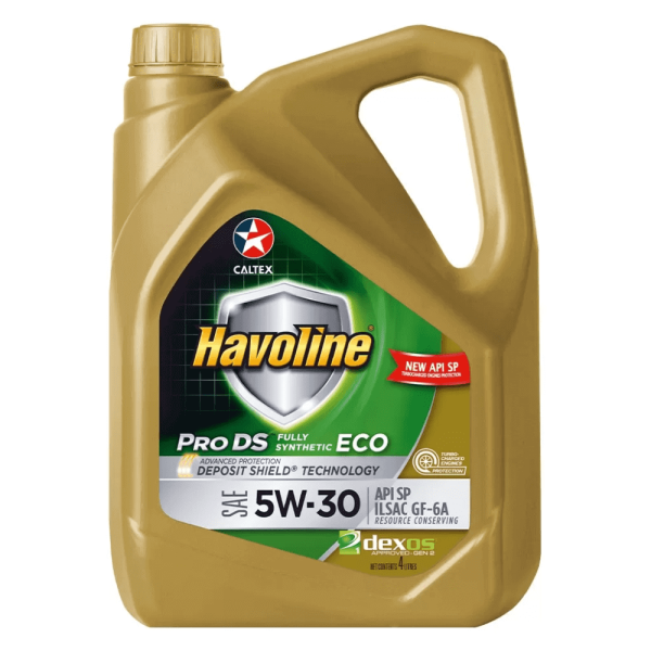 CALTEX HAVOLINE PRO DS ECO-5W-30 FULL SYNTHETIC 4L