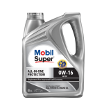 Mobil SuperTM All-In-One Protection Full Synthetic Engine Oil 0W-16 4L